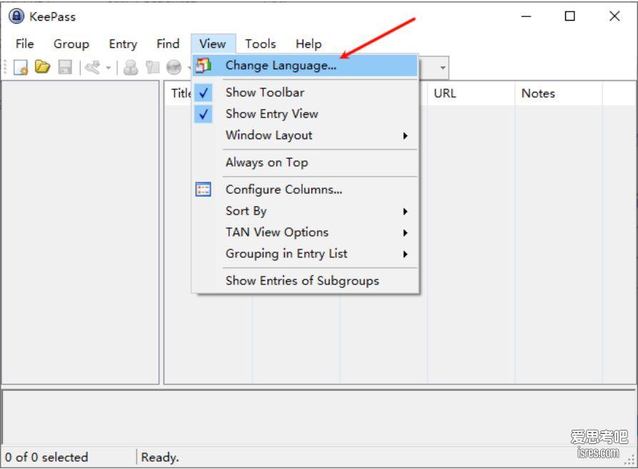 KeePass 设置软件界面语言 KeePass 设置软件界面语言